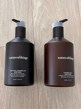 NATUREOFTHINGS Lavender Leaf Hand Wash and Hand Cream